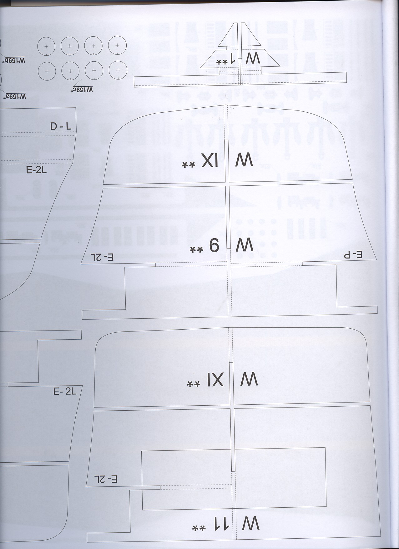 美国航母Essex艾塞克斯船模平面图纸